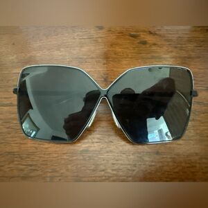 Prada SPR 50Y Black Oversized Butterfly Sunglasses | Made in Italy